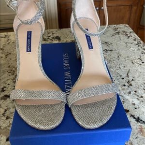 Stuart Weitzman nearly nude sandal